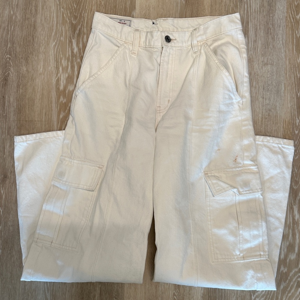 GAP Off-White Cargo Pants